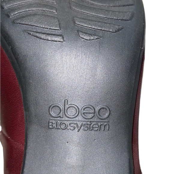 Abeo B.I.O. System Penny Leather Heeled Mary Jane Shoes Size 8 Neutral - Picture 12 of 15